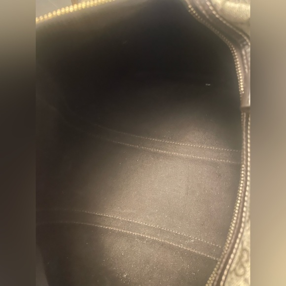 Authentic Gucci Monogram Joy Boston Satchel Bag. Beige and Brown. Code: 193603 - Picture 11 of 14